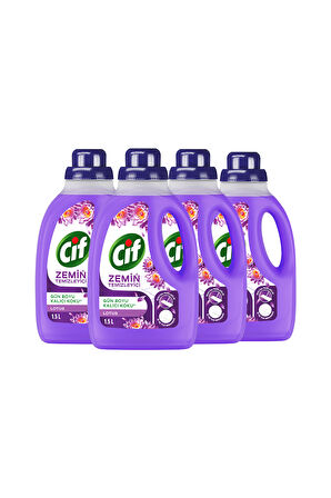 Cif Zemin Temizleyici Lotus 1500 ml x4