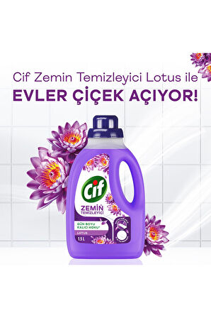 Cif Zemin Temizleyici Lotus 1500 ml x4