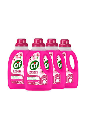 Cif Zemin Temizleyici Sakura 1500 ml x4