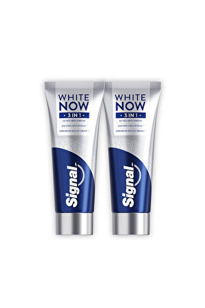 Signal White Now Diş Macunu 3 in 1 Original 75 ml x2