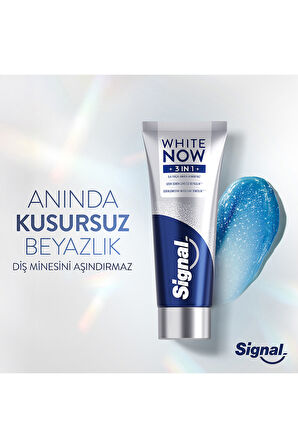 Signal White Now Diş Macunu 3 in 1 Original 75 ml x2