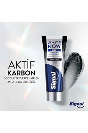 Signal White Now Diş Macunu 3 in 1 White Boost 75 ml x3