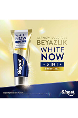 Signal White Now Diş Macunu 3 in 1 Ekstra Işıltı 75 ml x2