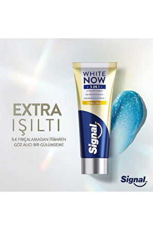 Signal White Now Diş Macunu 3 in 1 Ekstra Işıltı 75 ml x2