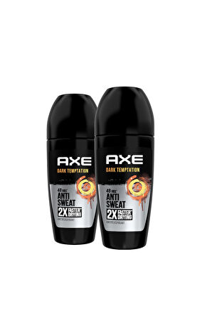 Axe Erkek Roll On Deodorant Dark Temptation 48 Saat Etkileyici Koku 50 ml x2