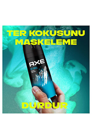 Axe Ice Chill Erkek Deodorant & Body Spray 150 ml x3
