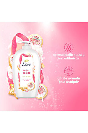 Dove Sugar Cookie Sıvı Sabun 450 ml x3