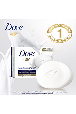 Dove Beauty Cream Bar Original Yumuşak Pürüzsüz Bir Cilt İçin Nemlendirici Krem 90 g x8