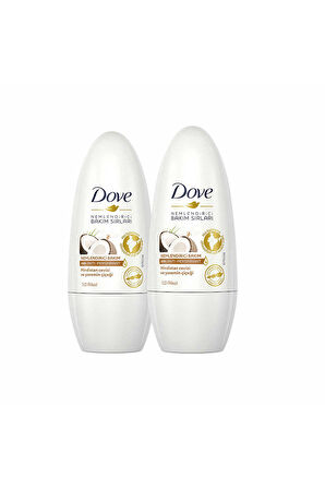 Dove Kadın Roll On Hindistan Cevizi Ve Yasemin Çiçeği 50 ml x2