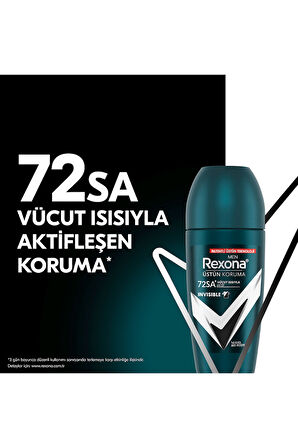 Rexona Men Üstün Koruma Erkek Roll On Deodorant Invisible 50 ml x2