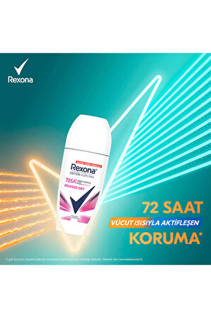 Rexona Üstün Koruma Kadın Roll On Deodorant Powder Dry 50 ml x2