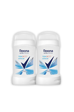 Rexona Üstün Koruma Kadın Stick Deodorant Cotton Dry 50 ml x2