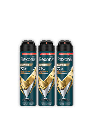 Rexona Men Erkek Sprey Deodorant Champions 150 ml x3