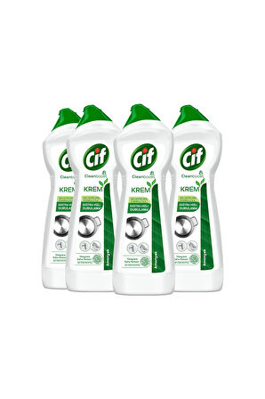 Cif Krem Yeni Nesil Yüzey Temizleyici Amonyak 750 ml X4