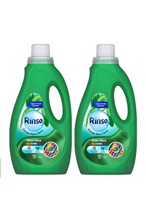 Rinso Sıvı Çamaşır Deterjanı Komple Bakım Serisi Aloe Vera Renkliler İçin 1.5 L x2