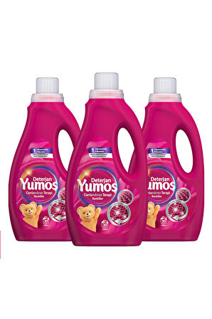 Yumoş Sıvı Bakım Deterjanı Canlandırıcı Terapi Renkliler 30 Yıkama 1500ml x3