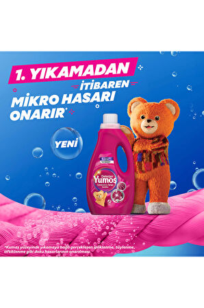 Yumoş Sıvı Bakım Deterjanı Canlandırıcı Terapi Renkliler 30 Yıkama 1500ml x3