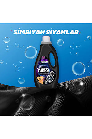 Yumoş Sıvı Bakım Deterjanı Canlandırıcı Terapi  Siyahlar 30 Yıkama 1500ml x3