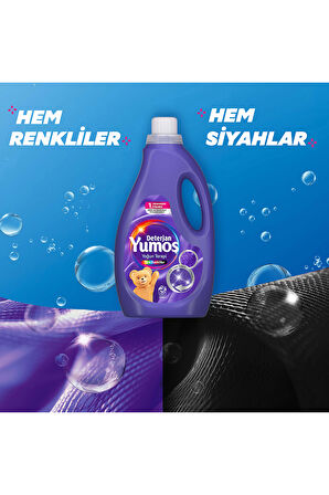Yumoş Sıvı Bakım Deterjanı Yoğun Terapi Tüm Renkliler 50 Yıkama 2500 ml x3