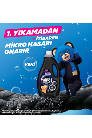 Yumoş Sıvı Bakım Deterjanı Canlandırıcı Terapi Siyahlar 50 Yıkama 2500 ml