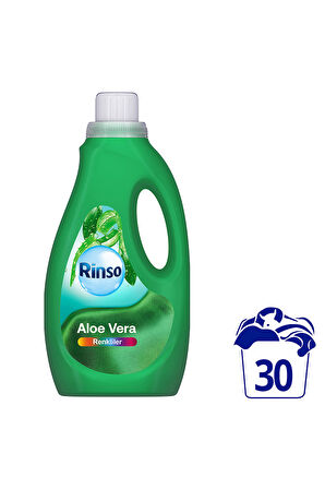 Rinso Sıvı Çamaşır Deterjanı Komple Bakım Serisi Aloe Vera Renkliler İçin 1.5 L