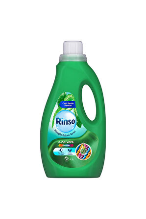 Rinso Sıvı Çamaşır Deterjanı Komple Bakım Serisi Aloe Vera Renkliler İçin 1.5 L
