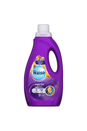 Rinso Sıvı Çamaşır Deterjanı Komple Bakım Serisi Argan Özü Renkliler ve Siyahlar İçin 1.5 L