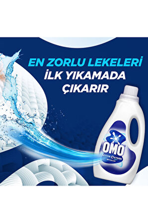 Omo Active Oksijen Etkisi Beyazlar İçin Sıvı Deterjan 1500 ml