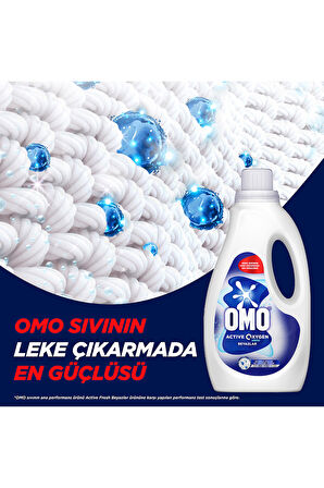 Omo Active Oksijen Etkisi Beyazlar İçin Sıvı Deterjan 1500 ml