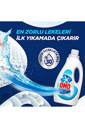 Omo Active Fresh Cold Power Beyazlar İçin Sıvı Deterjan 1500 ml x1