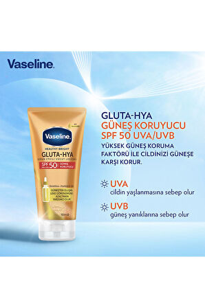 Vaseline Gluta-Hya Serum Etkili Vücut Losyonu Güneş Koruyucu 150 ml