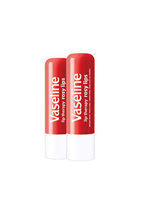 Vaseline Lip Therapy Dudak Bakım Kremi Rosy Lips 4.8 gr x2