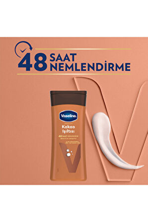 Vaseline Vücut Losyonu Aloe Vera Ferahlığı 200 ml + Vücut Losyonu Kakao Işıltısı 200 ml