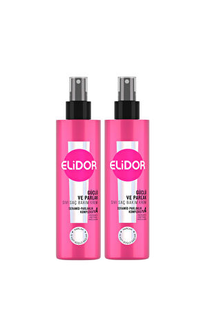 Elidor Sıvı Saç Bakım Kremi Güçlü ve Parlak 200 ml x2