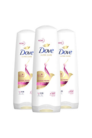 Dove Saç Kremi Uzun Saç Terapisi Yıpranmış Saçlar İçin 350 ml x3
