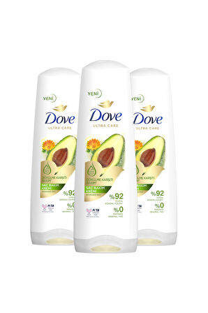 Dove Saç Kremi Dökülme Karşıtı Bakım Avokado Özü 350 ml x3