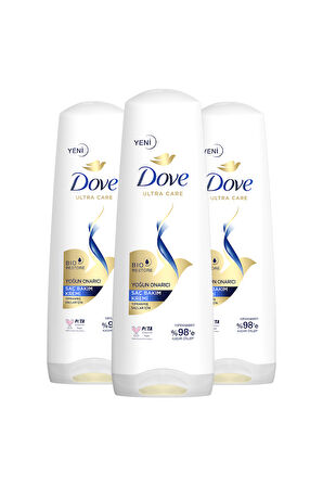 Dove Saç Kremi Yoğun Onarıcı Yıpranmış Saçlar İçin 350 ml x3