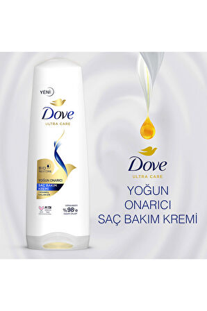 Dove Saç Kremi Yoğun Onarıcı Yıpranmış Saçlar İçin 350 ml x3
