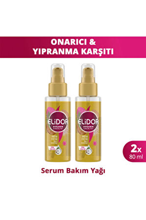 Elidor Serum Saç Bakım Yağı Hindistan Cevizi Yağı 80 ml  x2