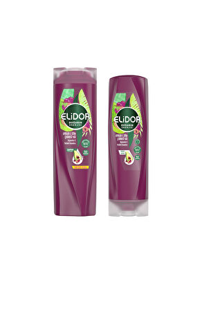 Elidor Doğanın Enerjisi Şampuan Avokado ve Üzüm Çekirdeği Yağı 400 ml + Saç Bakım Kremi 350 ml