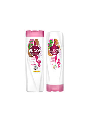Elidor Doğanın Enerjisi Şampuan Hindistan Cevizi Yağı 400 ml + Saç Bakım Kremi 350 ml