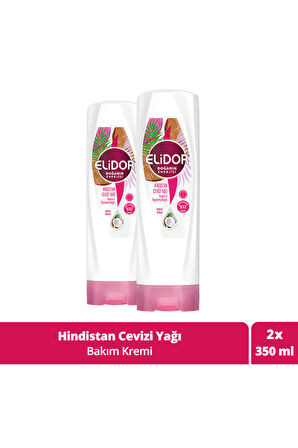 Elidor Doğanın Enerjisi Saç Bakım Kremi Hindistan Cevizi Yağı 350 ml x2