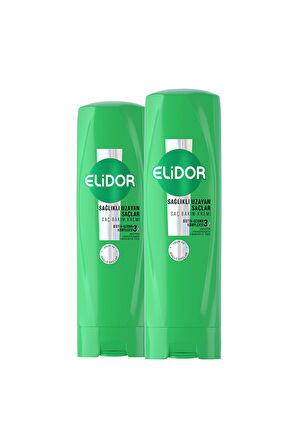 Elidor Saç Bakım Kremi Sağlıklı Uzayan Saçlar 350 ml x2