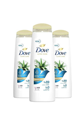 Dove Şampuan Kepek Karşıtı Bakım Aloe Vera 400 ml x3