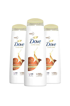 Dove Şampuan Besleyici Bakım Kuru Saçlar İçin 400 ml x3