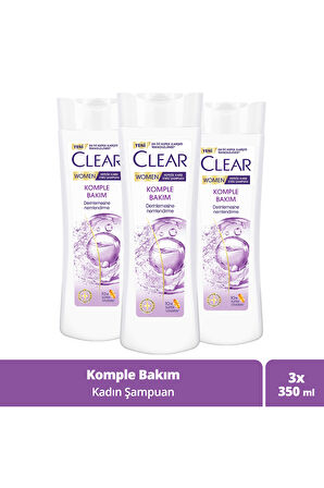 Clear Kepeğe Karşı Şampuan Komple Bakım 350 ml x33