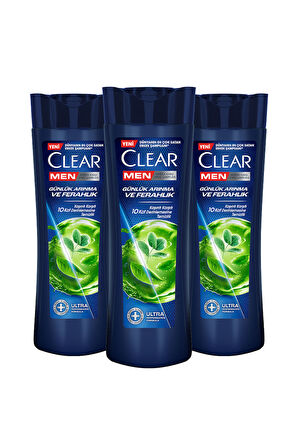 Clear Kepeğe Karşı Şampuan Günlük Arınma Ferahlık 350 ml x3