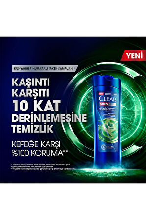 Clear Kepeğe Karşı Şampuan Günlük Arınma Ferahlık 350 ml x3