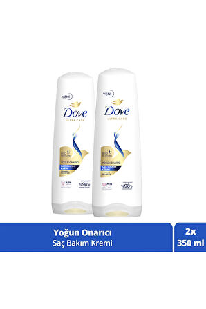 Dove Saç Kremi Yoğun Onarıcı Yıpranmış Saçlar İçin 350 ml x2