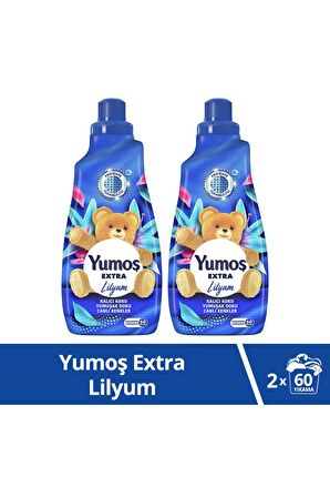 Yumoş Extra Lilyum Konsantre Çamaşır Yumuşatıcı 1440 Ml 60 Yıkama X2